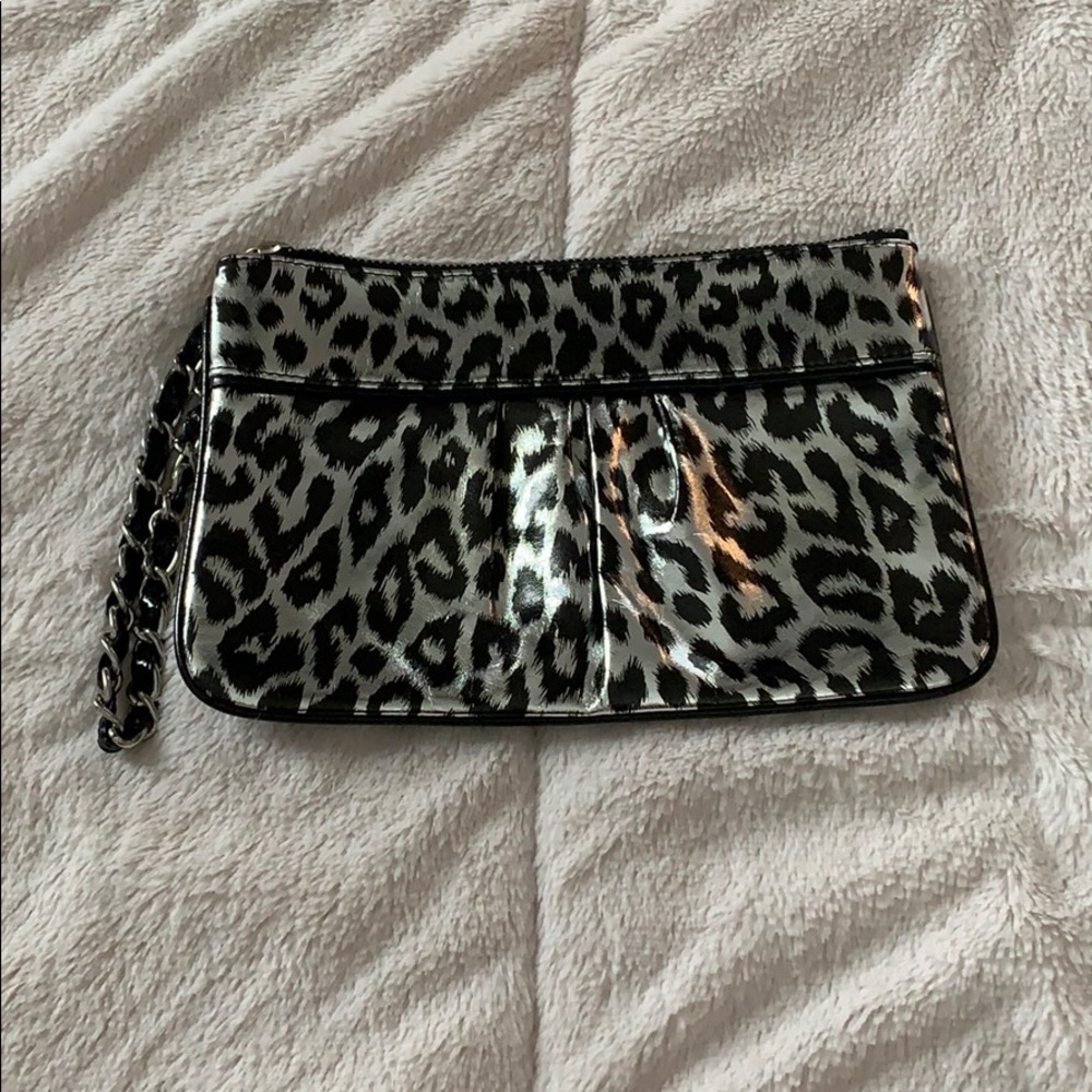 Express Leopard Print Wristlet